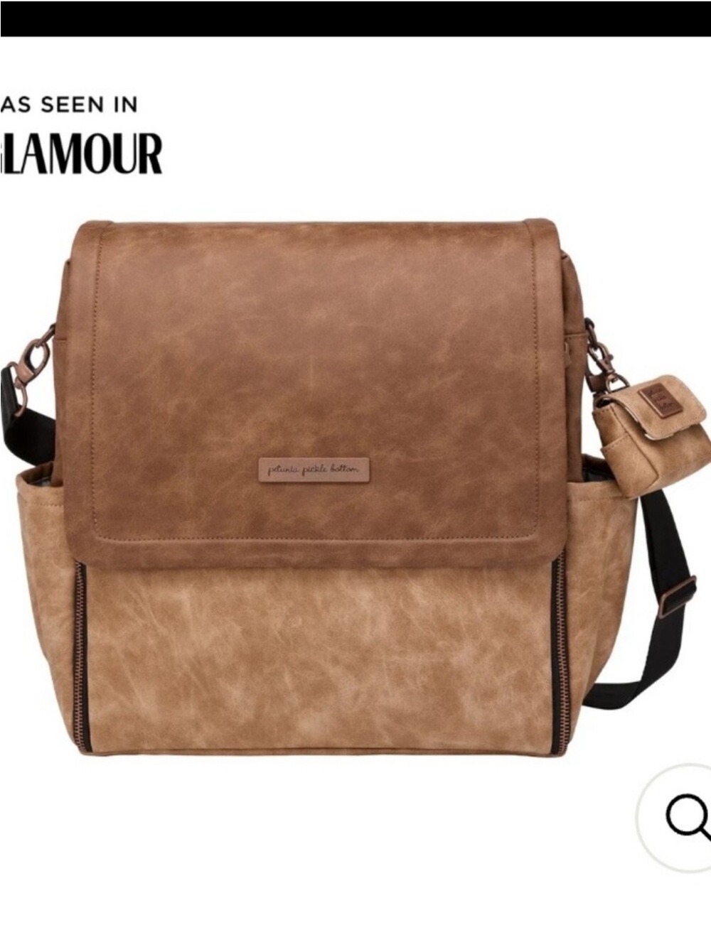 Petunia Pickle Bottom Boxy Backpack/Diaper Bag in Brioche-Retails 199